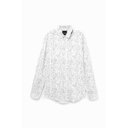 デシグアル Desigual シャツ長袖 JON (ホワイト)