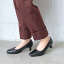 エンチャンテッド enchanted 《CHICSLICK》本革スクエアトゥパンプス (ブラック)