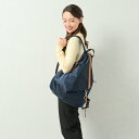 ラ バガジェリー LA BAGAGERIE 【復刻リニューアル】口折れタッセル付きリュックサック (ネイビー)