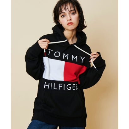 トミー ヒルフィガー TOMMY HILFIGER QUINN フーディー （ブラック）