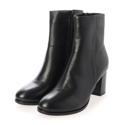 アルファキュービック ALPHA CUBIC Balancoire 本革 ショートブーツ （ブラック）