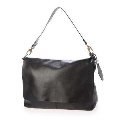 ビカーシ BICASH レザーショルダーバッグ （BLACK）