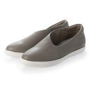 キスコ KISCO アシンメトリーインヒールスリッポン (グレー)