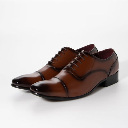 トウキョウブラザー TOKYO BROTHER メンズ ビジネスシューズ 紳士靴 ドレスシューズ ストレートチップ 防滑 内羽根 レザー （ブラウン）