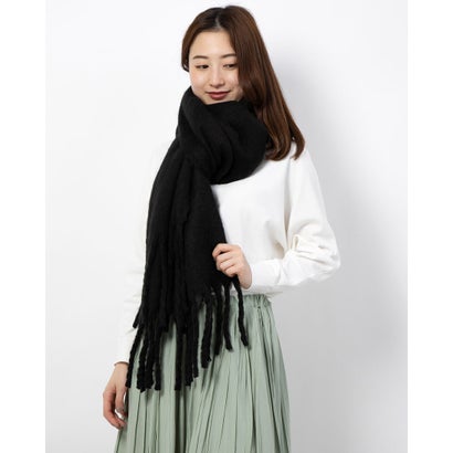 スタイルブロック STYLEBLOCK カシミヤタッチふんわりマフラー (ブラック)