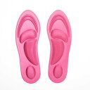 ジオアンドジア GIO&GIA 4D 低反発 インソール ソフト クッション 素材 衝撃吸収 中敷き レディース アーチサポート快適足にしっかりフィット 足裏 ...