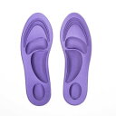 ジオアンドジア GIO&GIA 4D 低反発 インソール ソフト クッション 素材 衝撃吸収 中敷き レディース アーチサポート快適足にしっかりフィット 足裏 ...