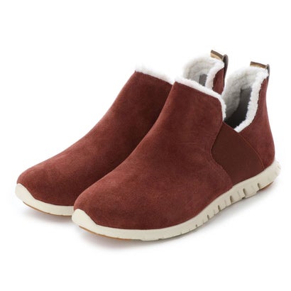 コール ハーン COLE HAAN ゼログランド スリップオン ブーツ womens （ウッドベリー スエード / アイボリー フォウ シャーリング / アイボリー）