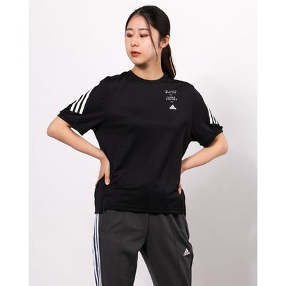 アディダス adidas レディース 半袖機能Tシャツ WMHE3STTEE GM8832 （ブラック）