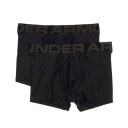 アンダーアーマー UNDER ARMOUR メンズ ショーツ UA Tech 2 Pack 1358555【返品不可商品】 （ブラック）