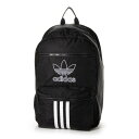 アディダス アディダス オリジナルス adidas Originals National 3-stripe Back Pack （Black/White）