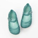 メリッサ melissa MINI MELISSA CAMPANA PAPEL BB (GREEN GLITTER)