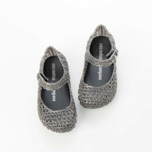 å melissa MINI MELISSA CAMPANA PAPEL BB GREY GLITTER