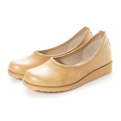 イタリコ ITALICO 楽ちんマシュマロフラットソール コンフォートカジュアルシューズ （マスタード）