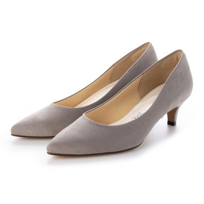 ジェリービーンズ JELLY BEANS ポインテッドパンプス&lt;ふわさら&gt; 113-38603 （グレーS）のサムネイル