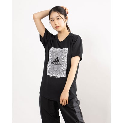 アディダス adidas レディース 半袖機能Tシャツ WMHEWORDGRAPHICTEE GM8805 （ブラック）