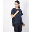 ダンスキン DANSKIN レディース フィットネス 半袖Tシャツ BACK PLEATED TEE DC521116 （ネイビー）