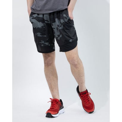 アンダーアーマー UNDER ARMOUR メンズ ジャージハーフパンツ UA Train Stretch Camo Sts 1361508 （ブラック）