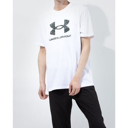 アンダーアーマー UNDER ARMOUR メンズ 半袖Tシャツ UA ABC Camo Big Logo SS 1365199 （ホワイト）