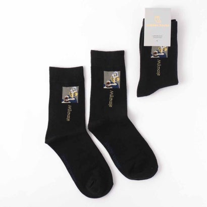 ジュビリー Jubilee ポップデザインソックス ユニセックス 靴下（ブラック）