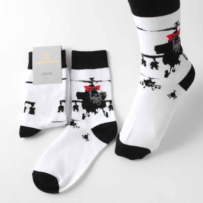 ジュビリー Jubilee バンクシーソックス ユニセックス 靴下(ホワイト)