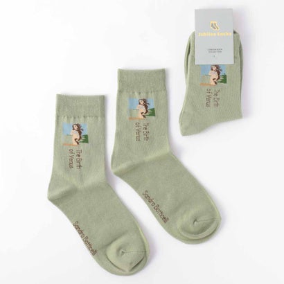 ジュビリー Jubilee ポップデザインソックス ユニセックス 靴下(ミント)