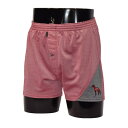 アダバット リラックスウェア アンダーウェア adabat RELAX WEAR / UNDER WEAR 前開きニットトランクス【返品不可商品】 (アカ)