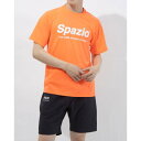 スパッツィオ SPAZIO メンズ サッカー/フットサル 半袖シャツ Spazioプラシャツ GE-0781 (オレンジ)