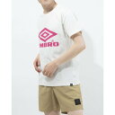 アンブロ UMBRO 半袖機能Tシャツ HE ビツグロゴTシヤツ ULURJA56 （ホワイト）