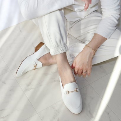 フィン Fin 2WAY本革ビットローファー【低反発スポンジ入り】 (アイボリー)