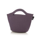 ルートート ROOTOTE 軽量 自立 帽子型 リサイクル糸 ニット バスケット トートバッグ RO. Po-No.ポーノ ベビールー 0255 (バイオレット)