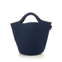 ルートート ROOTOTE 軽量 自立 帽子型 リサイクル糸 ニット バスケット トートバッグ RO. Po-No.ポーノ デリ 0256 (ネイビー)