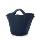 ルートート ROOTOTE 軽量 自立 帽子型 リサイクル糸 ニット バスケット トートバッグ RO. Po-No.ポーノ グランデ 0257 (ネイビー)