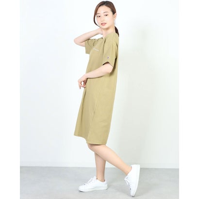 チャンピオン Champion レディース 半袖Tシャツ ONEPIECE DRESS CW-S304 （ブラウン）