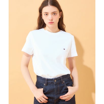 トミー ヒルフィガー TOMMY HILFIGER CORE STRETCH SLIM CNECK TEE （ホワイト）