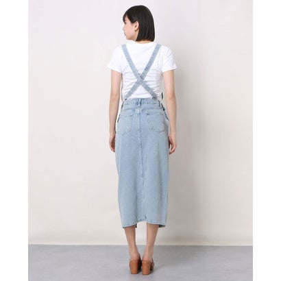ロディック Rodic レディース 春夏 SS デニム デニムサロペット サロペットスカート ロングスカート ロング丈 スリット タイト 春 夏