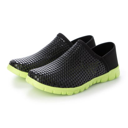ブラッチャーノ BRACCIANO サンダル メンズ 踵が踏める2WAY EVAクロッグアクアシューズ (BLACK/LIME)