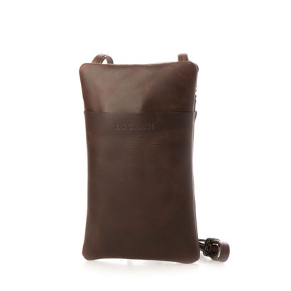 ビカーシ BICASH レザーモバイルバッグ （DARK BROWN）