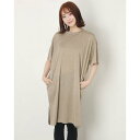 イグニオ IGNIO レディース 半袖機能Tシャツ L ワンピースIC IG-9A23041OP ク (ベージュ)