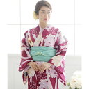 プールヴー PourVous \2021年16種類から選べるレディース3点セット/【大人浴衣+兵児帯+下駄】 レトロモダン シンプル (yukatasetP 朝...