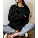 アットワン atONE ドルマンスリーブテールカットワイドロングカットソー (BLACK)