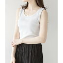 アットワン atONE 2WAYランダムリブタンクトップ (WHITE)