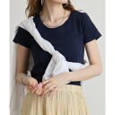 アットワン atONE コットンフライス半袖Tシャツ (NAVY)