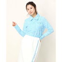 ヒールクリーク Heal Creek Lハナガラパイルナガソデシャツ (ブルー)