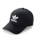 アディダス adidas BASEBALL CLASSIC TREFOIL CAP BV0174 EC3603 （ブラック×ホワイト）