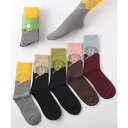 ジュビリー Jubilee ポップデザイン メンズソックス5足セット 靴下(MIX)