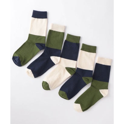 ジュビリー Jubilee アシンメトリー 片方だけの5枚セット ソックス ユニセックス 靴下(MIX)