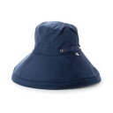 ヴィータフェリーチェ VitaFelice 折りたたみコットンツバ広ハット (NAVY)(4)