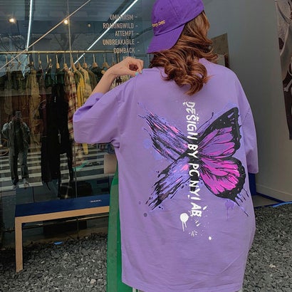 ロゴTシャツ レディース 韓国 春夏