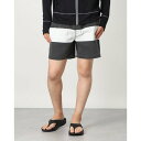 ヘルスニットプロダクト Healthknit Product スイミングパンツボーダー【返品不可商品】 (ブラック×ホワイト)